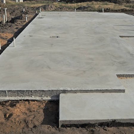 orange concrete slab